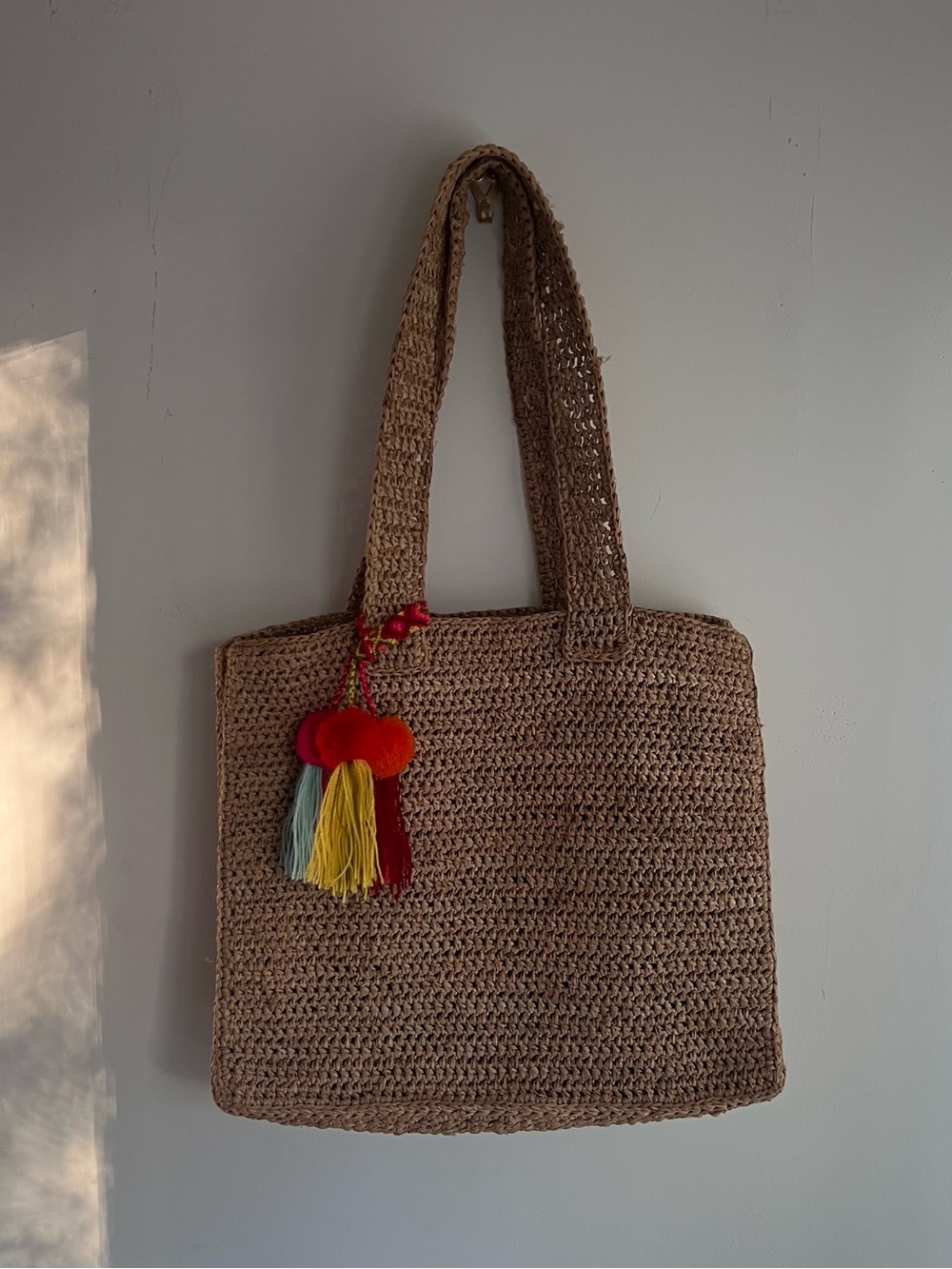 Handmade Madagascar Raffia Tote by Les Ateliers Denise Cléroux